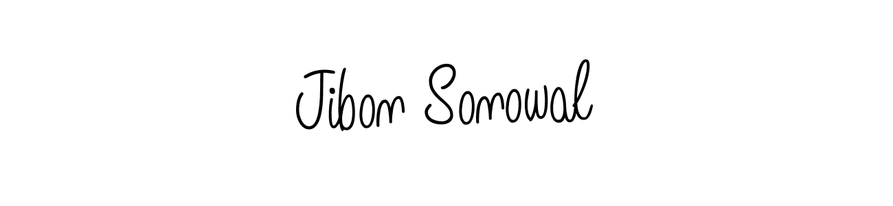 How to Draw Jibon Sonowal signature style? Angelique-Rose-font-FFP is a latest design signature styles for name Jibon Sonowal. Jibon Sonowal signature style 5 images and pictures png