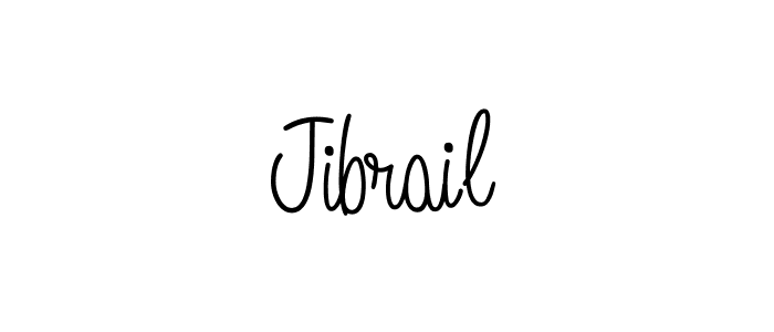 Jibrail stylish signature style. Best Handwritten Sign (Angelique-Rose-font-FFP) for my name. Handwritten Signature Collection Ideas for my name Jibrail. Jibrail signature style 5 images and pictures png