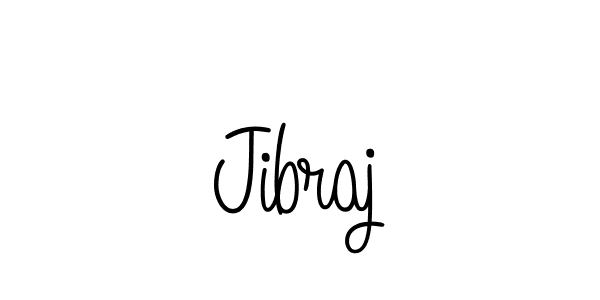 How to Draw Jibraj signature style? Angelique-Rose-font-FFP is a latest design signature styles for name Jibraj. Jibraj signature style 5 images and pictures png