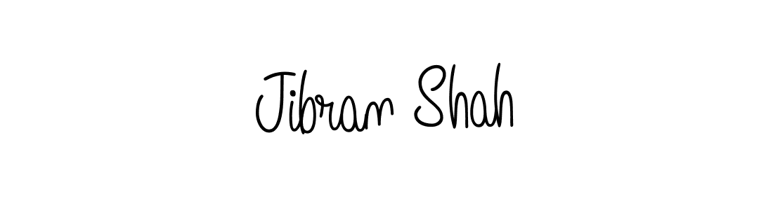 Make a beautiful signature design for name Jibran Shah. With this signature (Angelique-Rose-font-FFP) style, you can create a handwritten signature for free. Jibran Shah signature style 5 images and pictures png