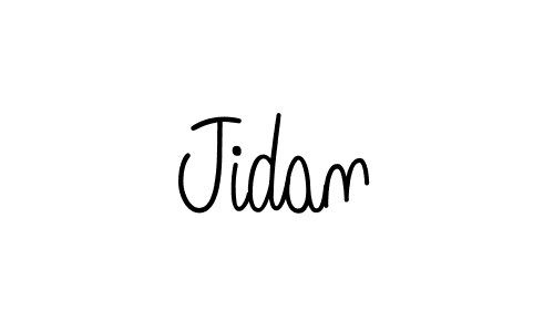 Jidan stylish signature style. Best Handwritten Sign (Angelique-Rose-font-FFP) for my name. Handwritten Signature Collection Ideas for my name Jidan. Jidan signature style 5 images and pictures png