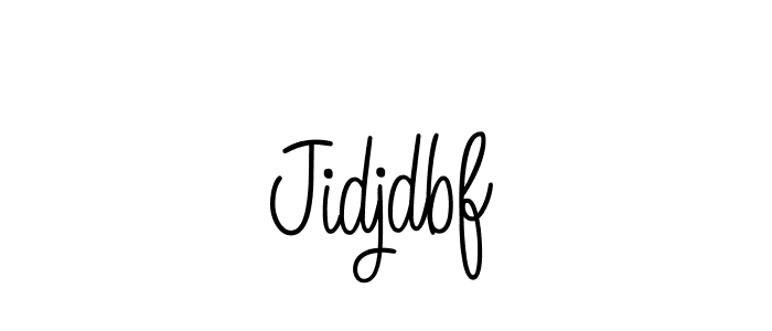 Make a beautiful signature design for name Jidjdbf. With this signature (Angelique-Rose-font-FFP) style, you can create a handwritten signature for free. Jidjdbf signature style 5 images and pictures png