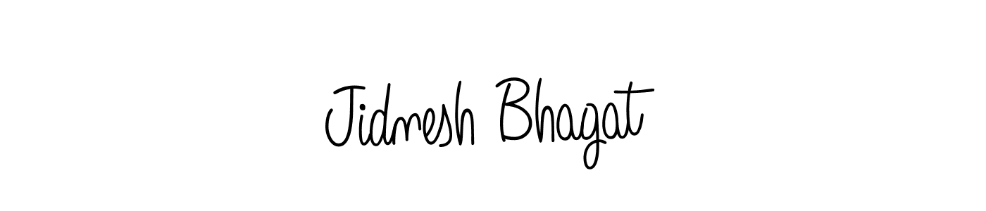 if you are searching for the best signature style for your name Jidnesh Bhagat. so please give up your signature search. here we have designed multiple signature styles  using Angelique-Rose-font-FFP. Jidnesh Bhagat signature style 5 images and pictures png