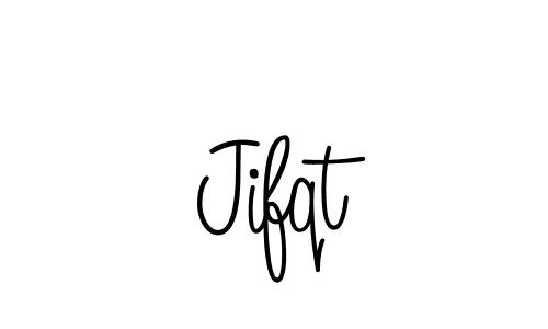 You should practise on your own different ways (Angelique-Rose-font-FFP) to write your name (Jifqt) in signature. don't let someone else do it for you. Jifqt signature style 5 images and pictures png