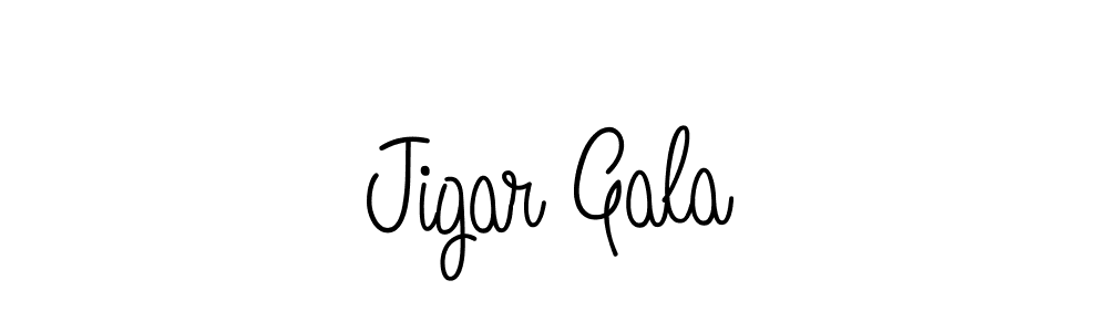 The best way (Angelique-Rose-font-FFP) to make a short signature is to pick only two or three words in your name. The name Jigar Gala include a total of six letters. For converting this name. Jigar Gala signature style 5 images and pictures png