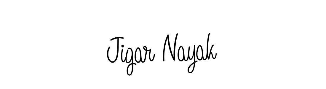 Create a beautiful signature design for name Jigar Nayak. With this signature (Angelique-Rose-font-FFP) fonts, you can make a handwritten signature for free. Jigar Nayak signature style 5 images and pictures png