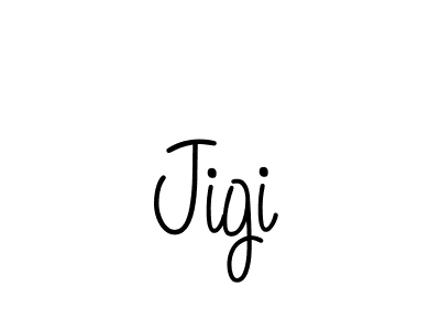 Jigi stylish signature style. Best Handwritten Sign (Angelique-Rose-font-FFP) for my name. Handwritten Signature Collection Ideas for my name Jigi. Jigi signature style 5 images and pictures png