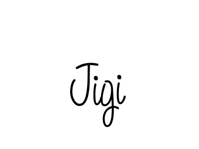 Jigi stylish signature style. Best Handwritten Sign (Angelique-Rose-font-FFP) for my name. Handwritten Signature Collection Ideas for my name Jigi. Jigi signature style 5 images and pictures png