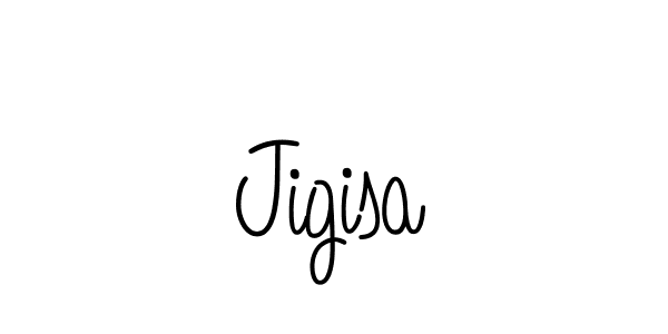 Create a beautiful signature design for name Jigisa. With this signature (Angelique-Rose-font-FFP) fonts, you can make a handwritten signature for free. Jigisa signature style 5 images and pictures png