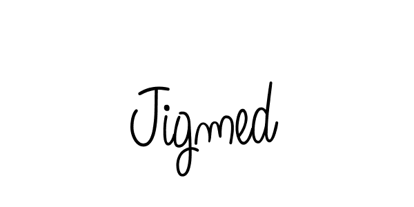 Create a beautiful signature design for name Jigmed. With this signature (Angelique-Rose-font-FFP) fonts, you can make a handwritten signature for free. Jigmed signature style 5 images and pictures png