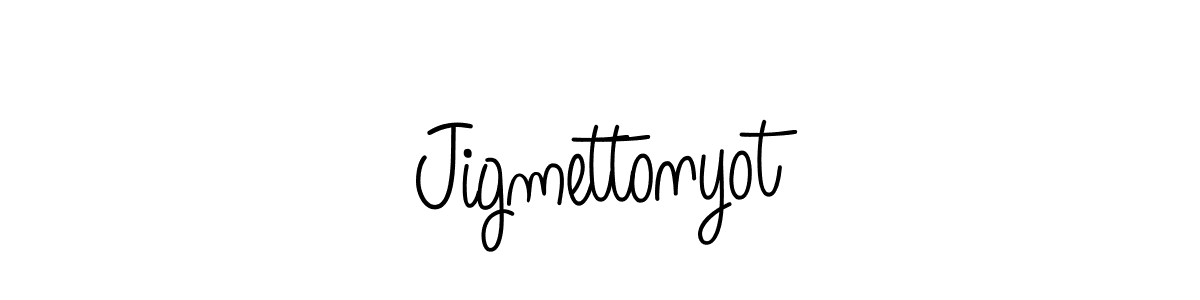 Here are the top 10 professional signature styles for the name Jigmettonyot. These are the best autograph styles you can use for your name. Jigmettonyot signature style 5 images and pictures png