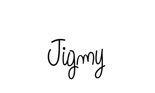 Make a beautiful signature design for name Jigmy. With this signature (Angelique-Rose-font-FFP) style, you can create a handwritten signature for free. Jigmy signature style 5 images and pictures png