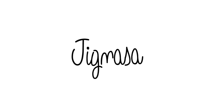 The best way (Angelique-Rose-font-FFP) to make a short signature is to pick only two or three words in your name. The name Jignasa include a total of six letters. For converting this name. Jignasa signature style 5 images and pictures png