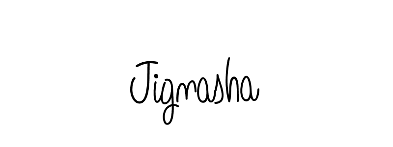 How to make Jignasha name signature. Use Angelique-Rose-font-FFP style for creating short signs online. This is the latest handwritten sign. Jignasha signature style 5 images and pictures png