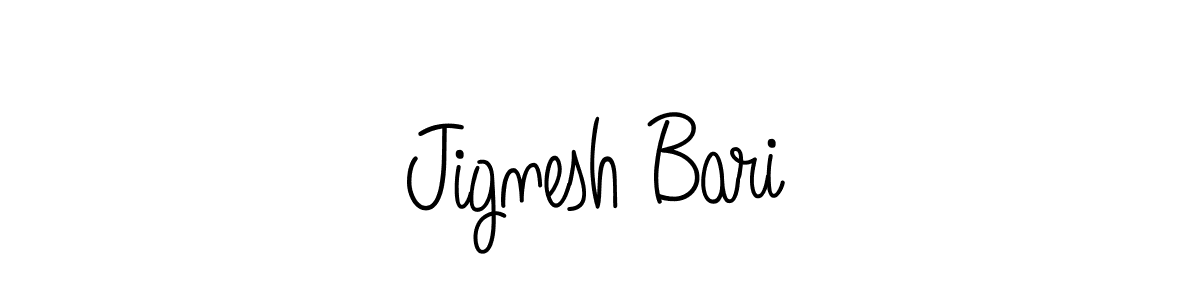 if you are searching for the best signature style for your name Jignesh Bari. so please give up your signature search. here we have designed multiple signature styles  using Angelique-Rose-font-FFP. Jignesh Bari signature style 5 images and pictures png