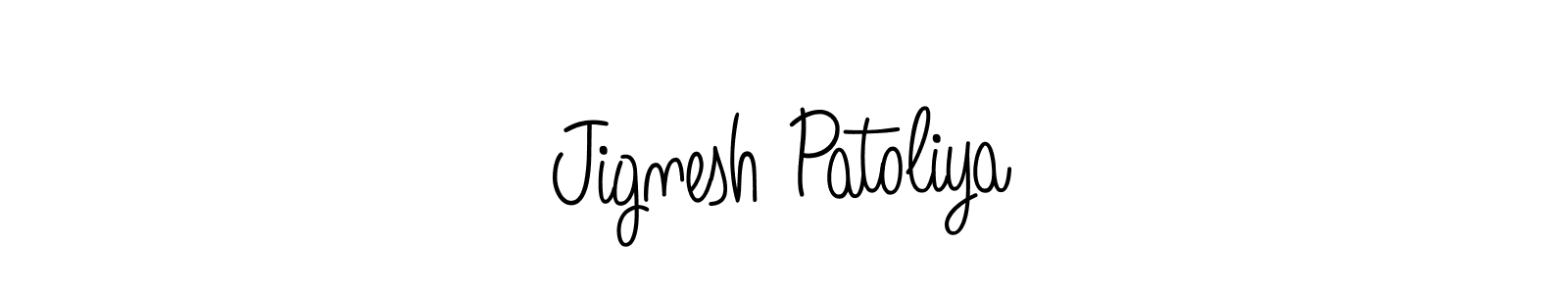 Make a short Jignesh Patoliya signature style. Manage your documents anywhere anytime using Angelique-Rose-font-FFP. Create and add eSignatures, submit forms, share and send files easily. Jignesh Patoliya signature style 5 images and pictures png
