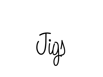 You should practise on your own different ways (Angelique-Rose-font-FFP) to write your name (Jigs) in signature. don't let someone else do it for you. Jigs signature style 5 images and pictures png