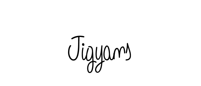 How to make Jigyans name signature. Use Angelique-Rose-font-FFP style for creating short signs online. This is the latest handwritten sign. Jigyans signature style 5 images and pictures png