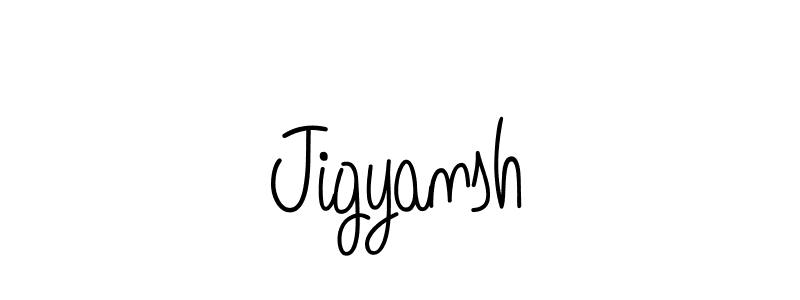 The best way (Angelique-Rose-font-FFP) to make a short signature is to pick only two or three words in your name. The name Jigyansh include a total of six letters. For converting this name. Jigyansh signature style 5 images and pictures png