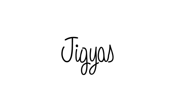 Jigyas stylish signature style. Best Handwritten Sign (Angelique-Rose-font-FFP) for my name. Handwritten Signature Collection Ideas for my name Jigyas. Jigyas signature style 5 images and pictures png