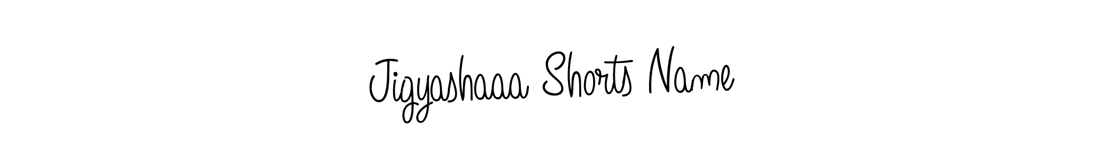 It looks lik you need a new signature style for name Jigyashaaa Shorts Name. Design unique handwritten (Angelique-Rose-font-FFP) signature with our free signature maker in just a few clicks. Jigyashaaa Shorts Name signature style 5 images and pictures png