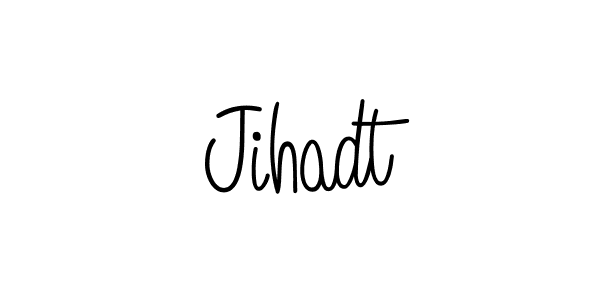 The best way (Angelique-Rose-font-FFP) to make a short signature is to pick only two or three words in your name. The name Jihadt include a total of six letters. For converting this name. Jihadt signature style 5 images and pictures png