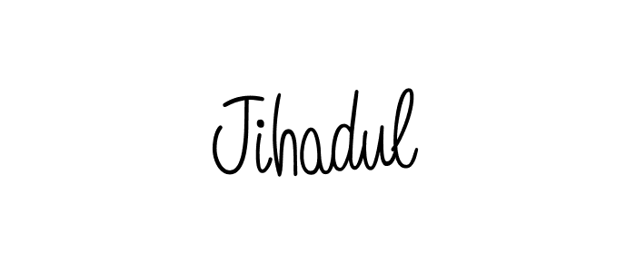 Make a beautiful signature design for name Jihadul. Use this online signature maker to create a handwritten signature for free. Jihadul signature style 5 images and pictures png