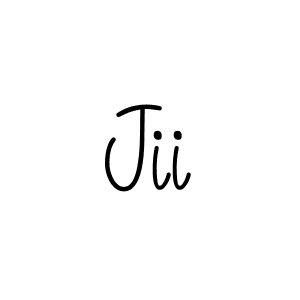 Design your own signature with our free online signature maker. With this signature software, you can create a handwritten (Angelique-Rose-font-FFP) signature for name Jii. Jii signature style 5 images and pictures png