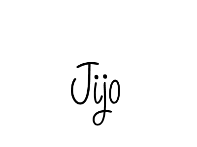 You should practise on your own different ways (Angelique-Rose-font-FFP) to write your name (Jijo) in signature. don't let someone else do it for you. Jijo signature style 5 images and pictures png