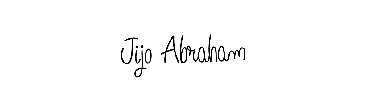 Also we have Jijo Abraham name is the best signature style. Create professional handwritten signature collection using Angelique-Rose-font-FFP autograph style. Jijo Abraham signature style 5 images and pictures png
