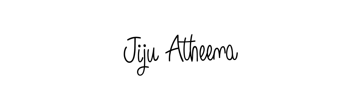 Once you've used our free online signature maker to create your best signature Angelique-Rose-font-FFP style, it's time to enjoy all of the benefits that Jiju Atheena name signing documents. Jiju Atheena signature style 5 images and pictures png