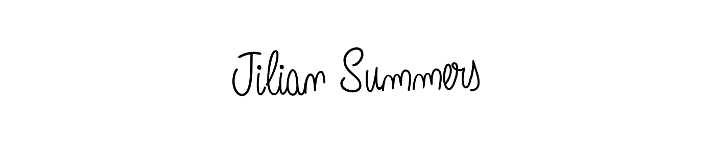 This is the best signature style for the Jilian Summers name. Also you like these signature font (Angelique-Rose-font-FFP). Mix name signature. Jilian Summers signature style 5 images and pictures png