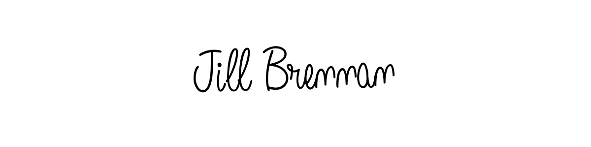 Use a signature maker to create a handwritten signature online. With this signature software, you can design (Angelique-Rose-font-FFP) your own signature for name Jill Brennan. Jill Brennan signature style 5 images and pictures png