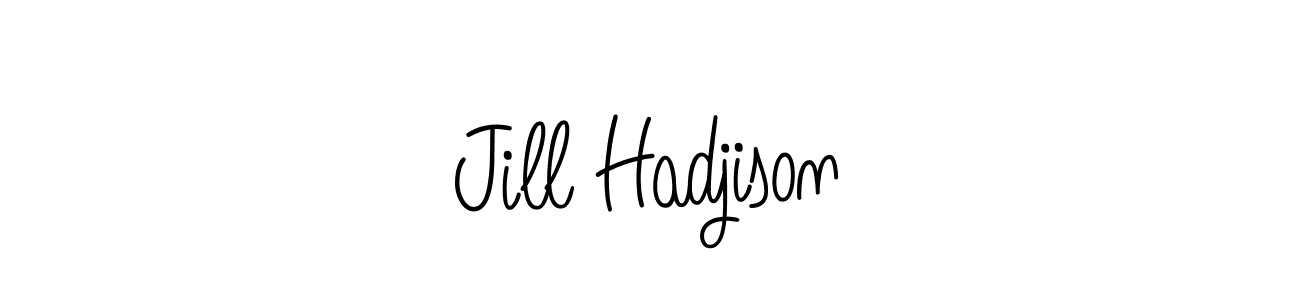 Design your own signature with our free online signature maker. With this signature software, you can create a handwritten (Angelique-Rose-font-FFP) signature for name Jill Hadjison. Jill Hadjison signature style 5 images and pictures png