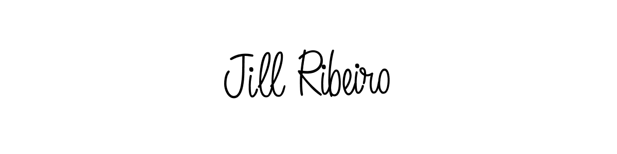 How to Draw Jill Ribeiro signature style? Angelique-Rose-font-FFP is a latest design signature styles for name Jill Ribeiro. Jill Ribeiro signature style 5 images and pictures png