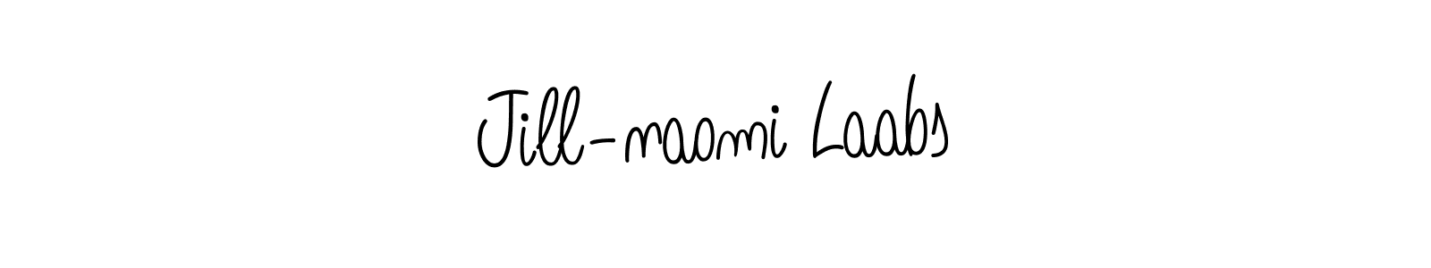 Create a beautiful signature design for name Jill-naomi Laabs. With this signature (Angelique-Rose-font-FFP) fonts, you can make a handwritten signature for free. Jill-naomi Laabs signature style 5 images and pictures png