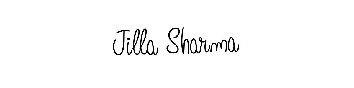 You can use this online signature creator to create a handwritten signature for the name Jilla Sharma. This is the best online autograph maker. Jilla Sharma signature style 5 images and pictures png