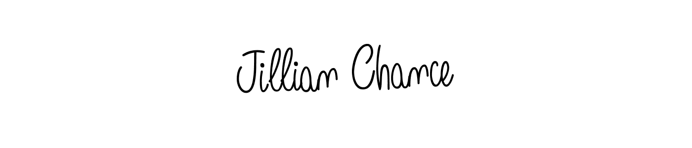 How to make Jillian Chance name signature. Use Angelique-Rose-font-FFP style for creating short signs online. This is the latest handwritten sign. Jillian Chance signature style 5 images and pictures png