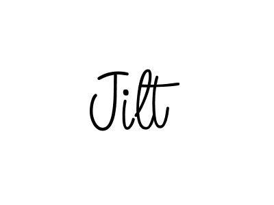 Make a beautiful signature design for name Jilt. With this signature (Angelique-Rose-font-FFP) style, you can create a handwritten signature for free. Jilt signature style 5 images and pictures png