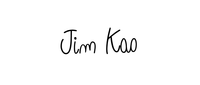 Best and Professional Signature Style for Jim Kao. Angelique-Rose-font-FFP Best Signature Style Collection. Jim Kao signature style 5 images and pictures png