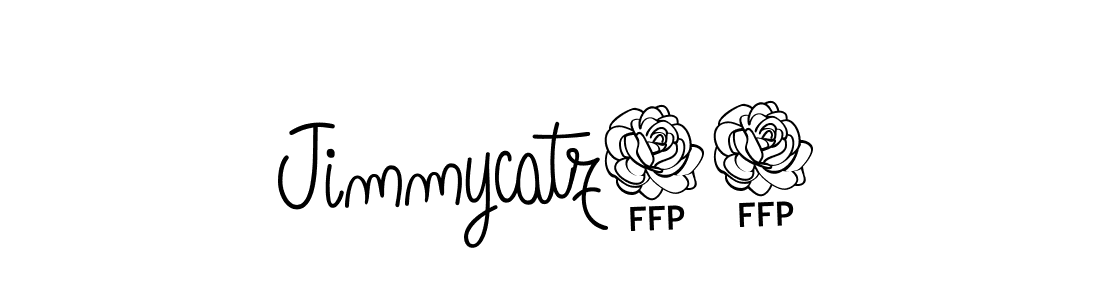 How to make Jimmycatz11 name signature. Use Angelique-Rose-font-FFP style for creating short signs online. This is the latest handwritten sign. Jimmycatz11 signature style 5 images and pictures png