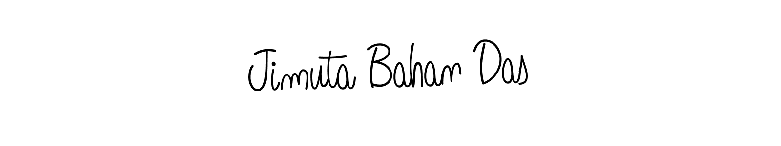 The best way (Angelique-Rose-font-FFP) to make a short signature is to pick only two or three words in your name. The name Jimuta Bahan Das include a total of six letters. For converting this name. Jimuta Bahan Das signature style 5 images and pictures png