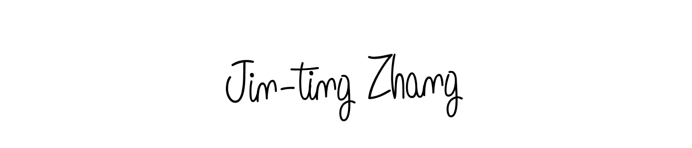 Jin-ting Zhang stylish signature style. Best Handwritten Sign (Angelique-Rose-font-FFP) for my name. Handwritten Signature Collection Ideas for my name Jin-ting Zhang. Jin-ting Zhang signature style 5 images and pictures png