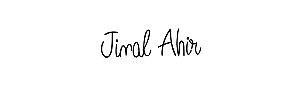 You can use this online signature creator to create a handwritten signature for the name Jinal Ahir. This is the best online autograph maker. Jinal Ahir signature style 5 images and pictures png