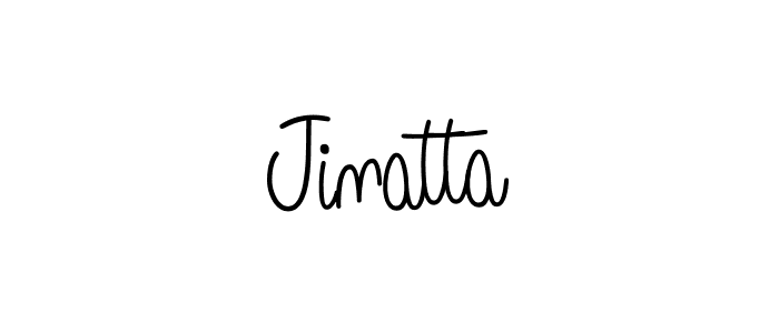 Create a beautiful signature design for name Jinatta. With this signature (Angelique-Rose-font-FFP) fonts, you can make a handwritten signature for free. Jinatta signature style 5 images and pictures png