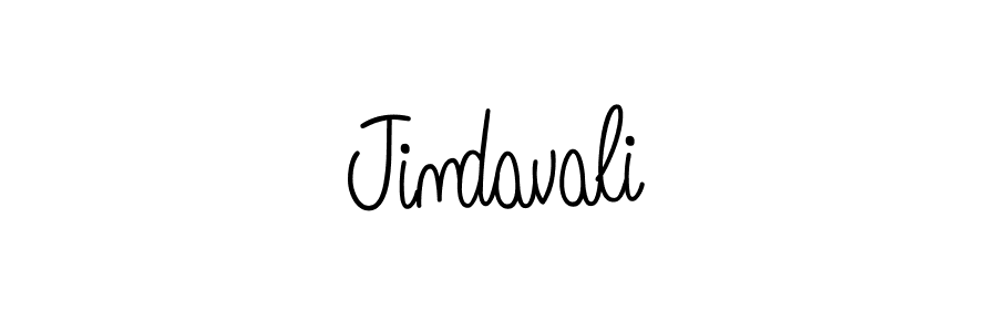 Design your own signature with our free online signature maker. With this signature software, you can create a handwritten (Angelique-Rose-font-FFP) signature for name Jindavali. Jindavali signature style 5 images and pictures png