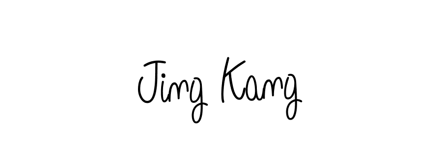 Create a beautiful signature design for name Jing Kang. With this signature (Angelique-Rose-font-FFP) fonts, you can make a handwritten signature for free. Jing Kang signature style 5 images and pictures png