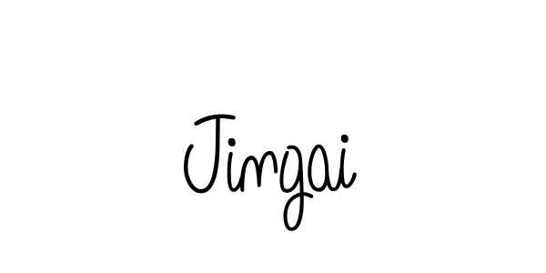 How to make Jingai name signature. Use Angelique-Rose-font-FFP style for creating short signs online. This is the latest handwritten sign. Jingai signature style 5 images and pictures png