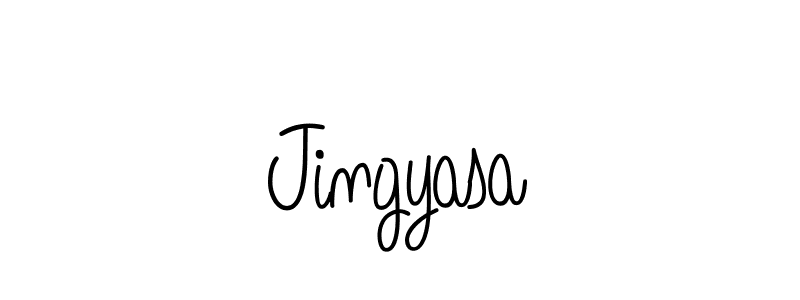 Use a signature maker to create a handwritten signature online. With this signature software, you can design (Angelique-Rose-font-FFP) your own signature for name Jingyasa. Jingyasa signature style 5 images and pictures png