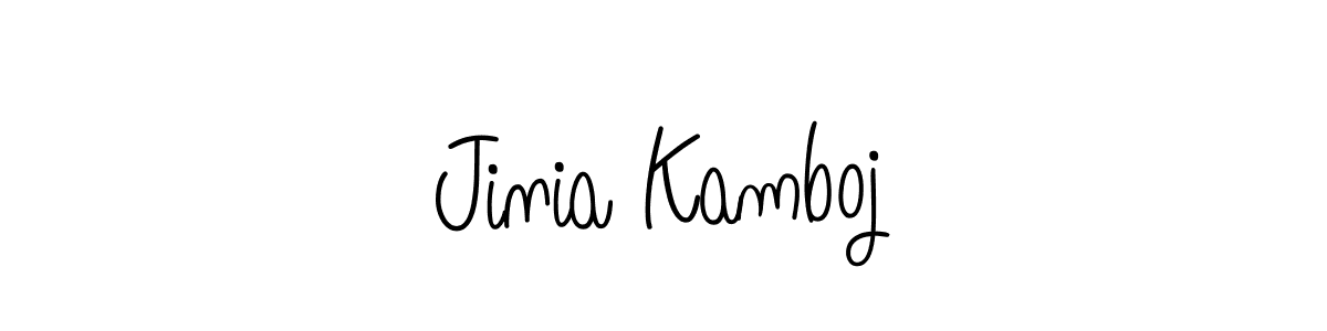 if you are searching for the best signature style for your name Jinia Kamboj. so please give up your signature search. here we have designed multiple signature styles  using Angelique-Rose-font-FFP. Jinia Kamboj signature style 5 images and pictures png
